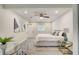 Main bedroom with a king-size bed, and ceiling fan at 730 40Th St, Sarasota, FL 34234