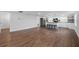 Open concept kitchen boasts modern appliances and a breakfast bar at 3919 116Th Street W Ct, Bradenton, FL 34210