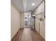 Unfinished basement laundry room with water heater and access to bathroom at 3919 116Th Street W Ct, Bradenton, FL 34210