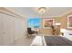 Second bedroom with a desk and city view at 101 S Gulfstream Ave # 11E, Sarasota, FL 34236
