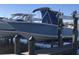 Boat on a lift at a community dock at 1010 Tidewater Shores Loop # 103, Bradenton, FL 34208