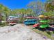 Variety of kayaks available for residents' use at 1010 Tidewater Shores Loop # 103, Bradenton, FL 34208