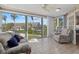 Sunroom showcasing water views and a relaxing atmosphere at 1325 Siesta Bayside Dr # 1325B, Sarasota, FL 34242