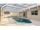 Spacious pool and patio area with screened enclosure at 5307 52Nd W Ave, Bradenton, FL 34210