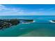 Aerial view of coastal bridge and waterway at 563 Juan Anasco Dr, Longboat Key, FL 34228