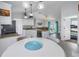 Bright dining area with round table and four chairs at 6025 62Nd E Ct, Palmetto, FL 34221