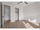Spacious bedroom with walk-in closet and wood-look floors at 8328 Sea Glass Ct, Sarasota, FL 34240