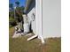 Exterior view of the home's pool equipment, including pump and filter at 8755 Dolomite Ave, North Port, FL 34287