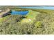 Aerial view of golf course and waterfront community at 8912 Heritage Sound Dr, Bradenton, FL 34212