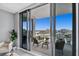 Spacious balcony with city views and seating area at 111 S Pineapple Ave # 1102, Sarasota, FL 34236