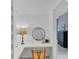 Bright home office features built-in shelving and a workspace at 111 S Pineapple Ave # 1102, Sarasota, FL 34236