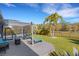 Relaxing deck with pergola and comfortable seating at 15808 42Nd E Gln, Parrish, FL 34219