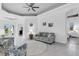 Main bedroom with sitting area and access to private bathroom at 15808 42Nd E Gln, Parrish, FL 34219