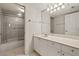 Bathroom with shower and vanity at 1600 W Marion Ave # 213, Punta Gorda, FL 33950