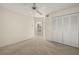 Spacious bedroom with carpet flooring and built-in closet at 1600 W Marion Ave # 213, Punta Gorda, FL 33950