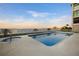 Community pool and spa overlooking the waterfront at 1600 W Marion Ave # 213, Punta Gorda, FL 33950
