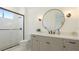 Bathroom with walk-in shower, toilet and vanity at 16511 Cornwall Ln, Bradenton, FL 34202