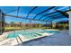 Inviting screened pool and spa with spacious patio at 16511 Cornwall Ln, Bradenton, FL 34202