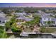 Luxury waterfront property boasting a private pool, dock, and boat slip at 1739 Shelburne Ln, Sarasota, FL 34231