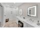 Spa-like bathroom with a large walk-in shower and double vanity at 1739 Shelburne Ln, Sarasota, FL 34231