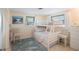 Charming bedroom with a bunk bed and coastal decor at 300 Coral Rd, Venice, FL 34293