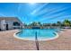 Inviting community pool with a sundeck at 4132 66Th E Pl, Sarasota, FL 34243