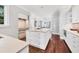 Bright kitchen featuring a large center island, modern appliances, and beautiful finishes at 4311 Bay Shore Rd, Sarasota, FL 34234