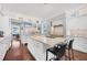 Bright kitchen featuring a large center island, modern appliances, and beautiful finishes at 4311 Bay Shore Rd, Sarasota, FL 34234