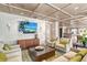 Relaxing community lounge with comfortable seating and large TV at 565 Sanctuary Dr # A203, Longboat Key, FL 34228