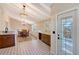 Updated kitchen with new cabinets, countertops, and flooring at 640 Venice Ln, Sarasota, FL 34242
