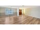 Living room with hardwood floors and entryway at 640 Venice Ln, Sarasota, FL 34242