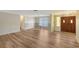 Spacious living room with hardwood floors and entryway at 640 Venice Ln, Sarasota, FL 34242