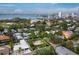 Aerial view showing a single-Gathering home and its location in a residential neighborhood at 930 Pomelo Ave, Sarasota, FL 34236