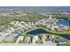 Bird's-eye view of house and surrounding neighborhood at 1015 Calico Gln, Bradenton, FL 34212