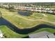 Aerial view of golf course community at 1100 Capri Isles Blvd # 522, Venice, FL 34292