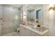 Spa-like bathroom with walk-in shower at 1206 Blue Shell Loop, Sarasota, FL 34240