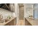 Wet bar with wine storage, sink, and counter space at 1206 Blue Shell Loop, Sarasota, FL 34240