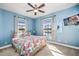 Guest bedroom with king-size bed and water views at 1323 Mediterranean Dr # 111, Punta Gorda, FL 33950