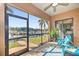 Spacious screened porch with canal and boat views at 1323 Mediterranean Dr # 111, Punta Gorda, FL 33950