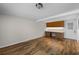 Home office with built-in desk and cabinets at 1348 Westport Ln # 1405, Sarasota, FL 34232