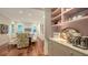 Butler's pantry with marble countertop and built-in shelving at 1714 Irving St, Sarasota, FL 34236