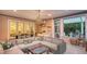 Spacious outdoor living area with comfortable seating and access to kitchen at 1714 Irving St, Sarasota, FL 34236
