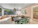 Relaxing screened-in patio with outdoor seating and dining area at 1714 Irving St, Sarasota, FL 34236
