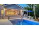 Outdoor oasis with a pool, covered patio, and a pergola at 1714 Irving St, Sarasota, FL 34236