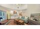 Recreation room with kitchenette, seating area, and access to the pool at 1714 Irving St, Sarasota, FL 34236