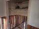 Unfinished closet with exposed framing at 4514 103Rd W St, Bradenton, FL 34210