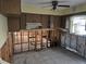 Renovation project: Kitchen requires complete overhaul. Plumbing and electric exposed at 4514 103Rd W St, Bradenton, FL 34210