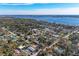 Aerial view showcasing home's location near the water at 606 19Th W Ave, Palmetto, FL 34221