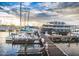 Boats docked at a marina with waterfront restaurant at 606 19Th W Ave, Palmetto, FL 34221
