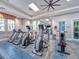 Fitness center with treadmills, ellipticals, and weight machines at 14316 Skipping Stone Loop, Parrish, FL 34219